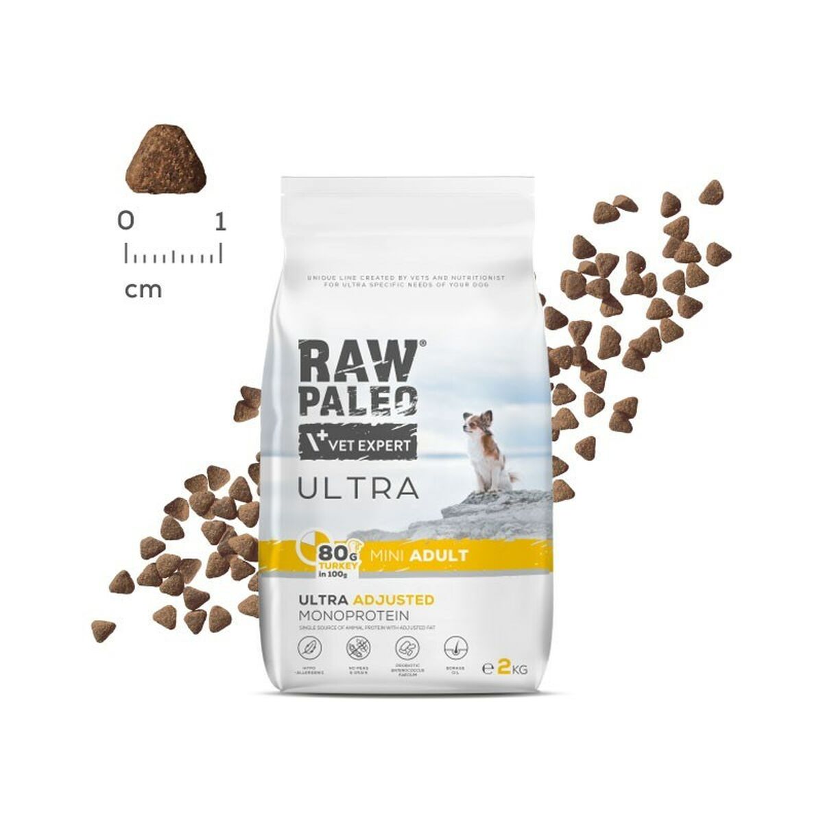 Foder VETEXPERT RAW PALEO Kalkun 2 Kg